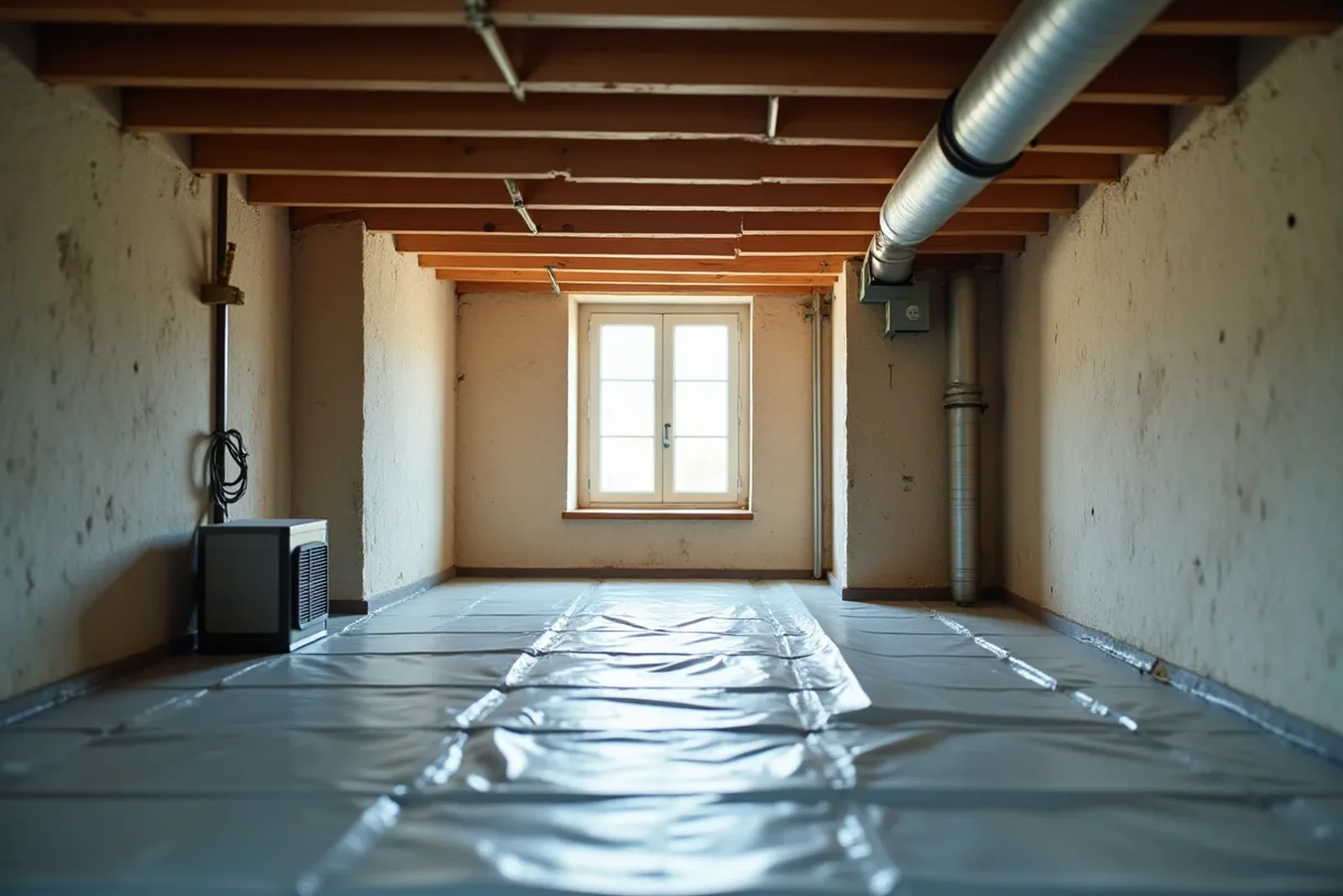 ventilation och fuktskydd i en krypgrund
