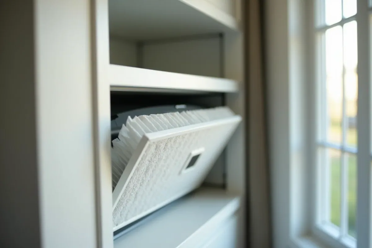 filterbyte i ventilationssystemets aggregat