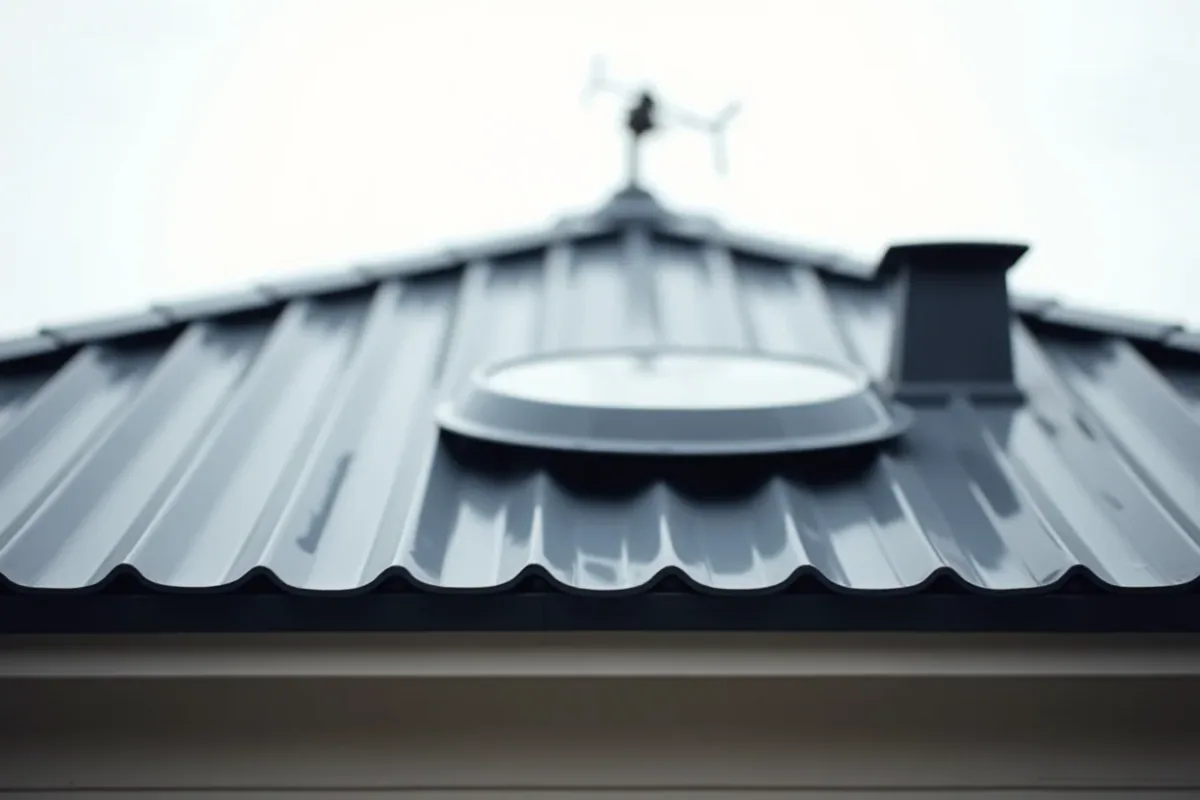 takventilation på ett hus