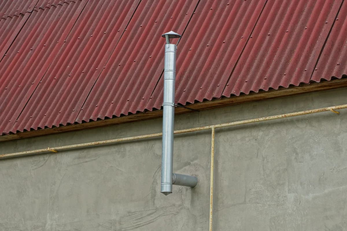 takventilation på ett hus