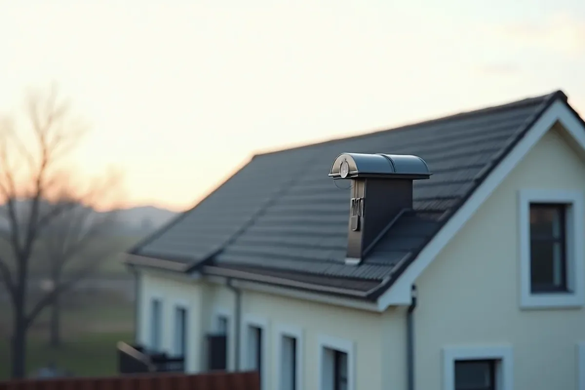 takventilation på ett hus