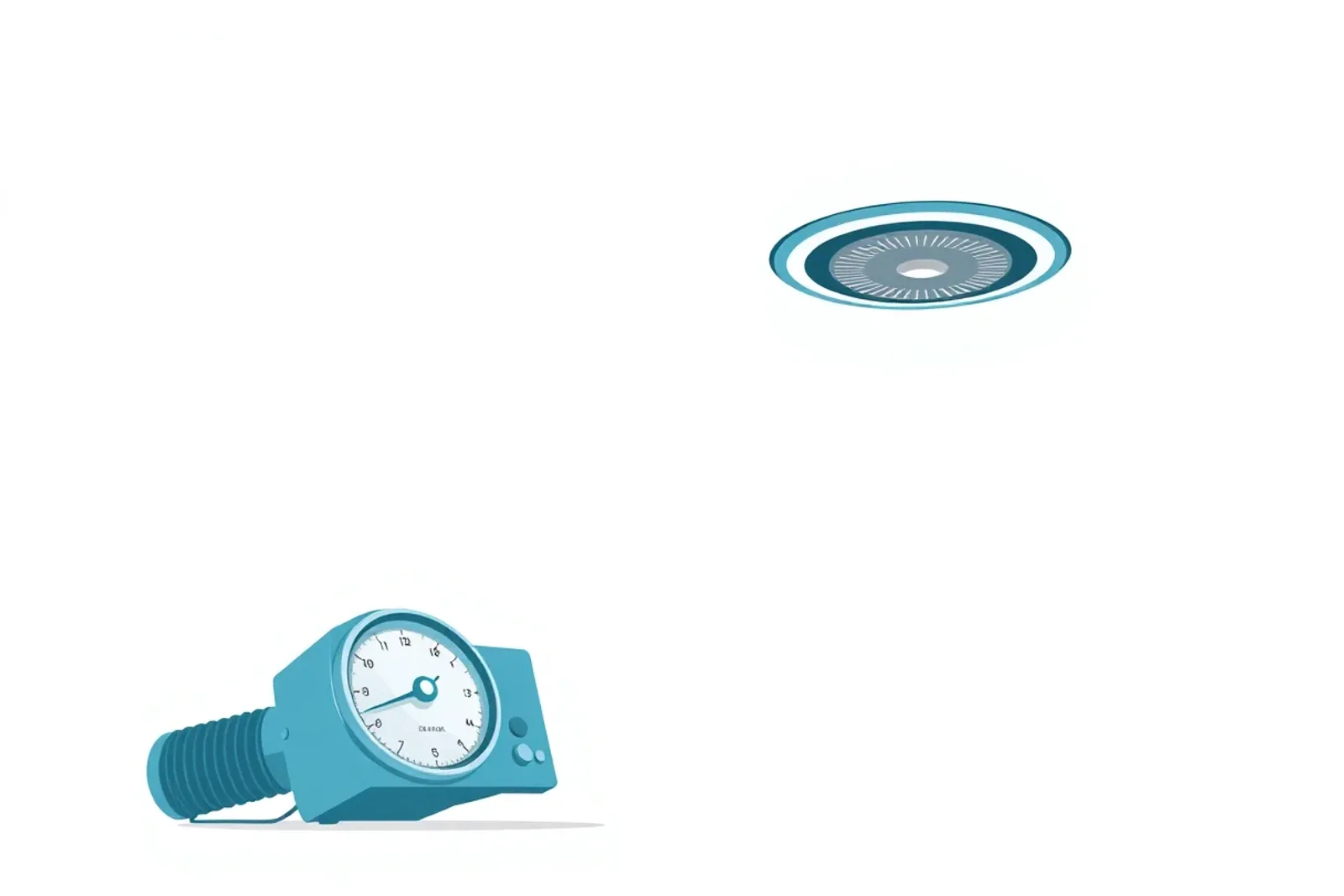 mätinstrument vid en OVK-besiktning av ett ventilationsdon