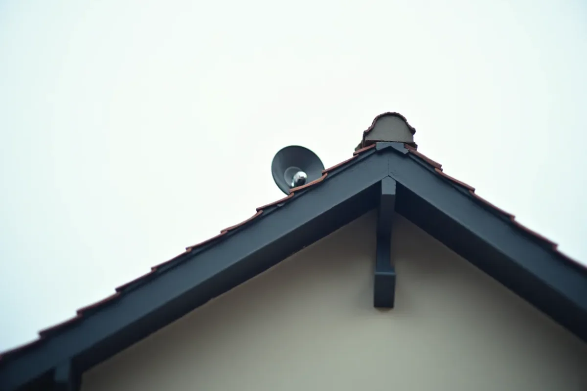 takventilation på ett hus