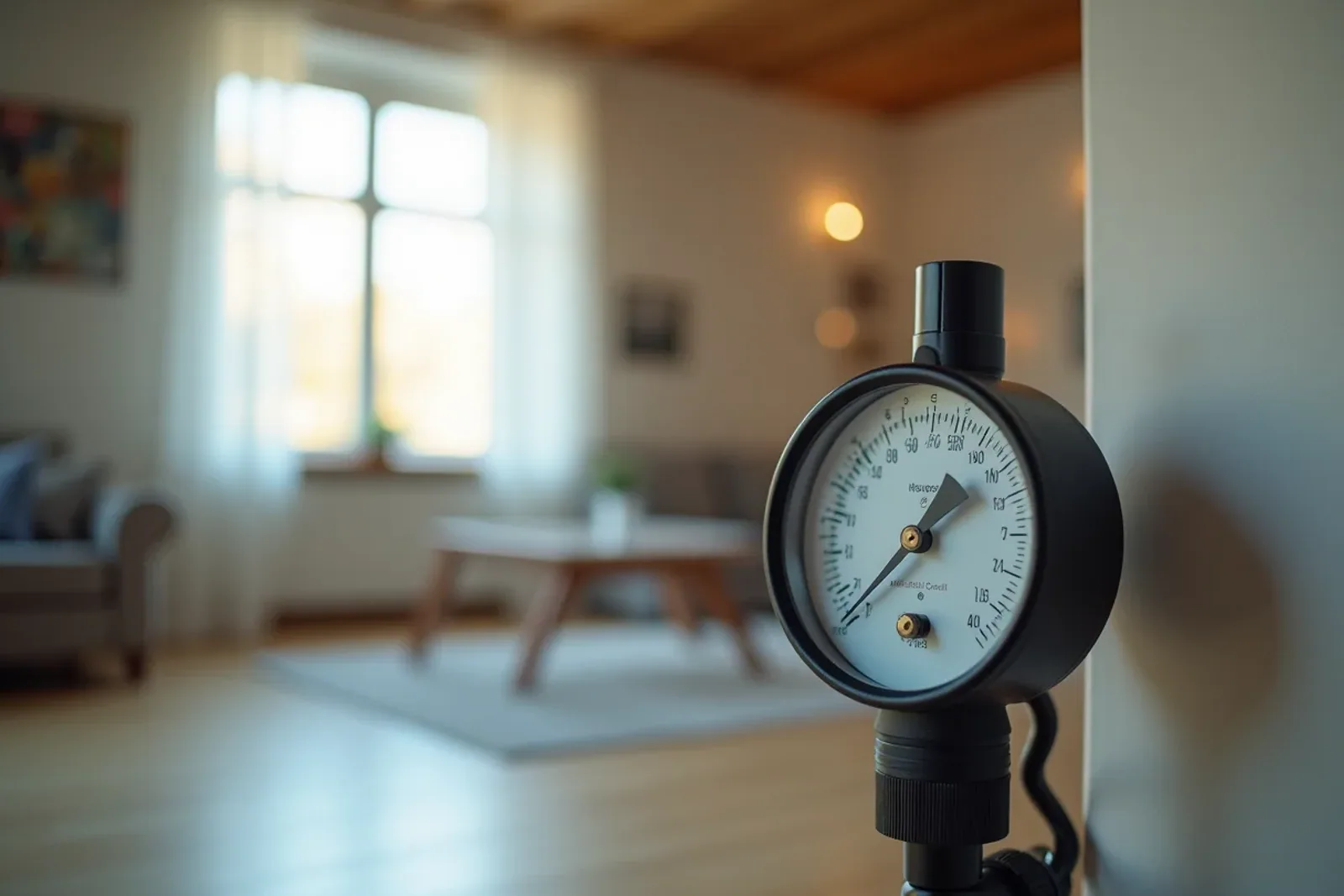 mätinstrument vid en OVK-besiktning av ett ventilationsdon