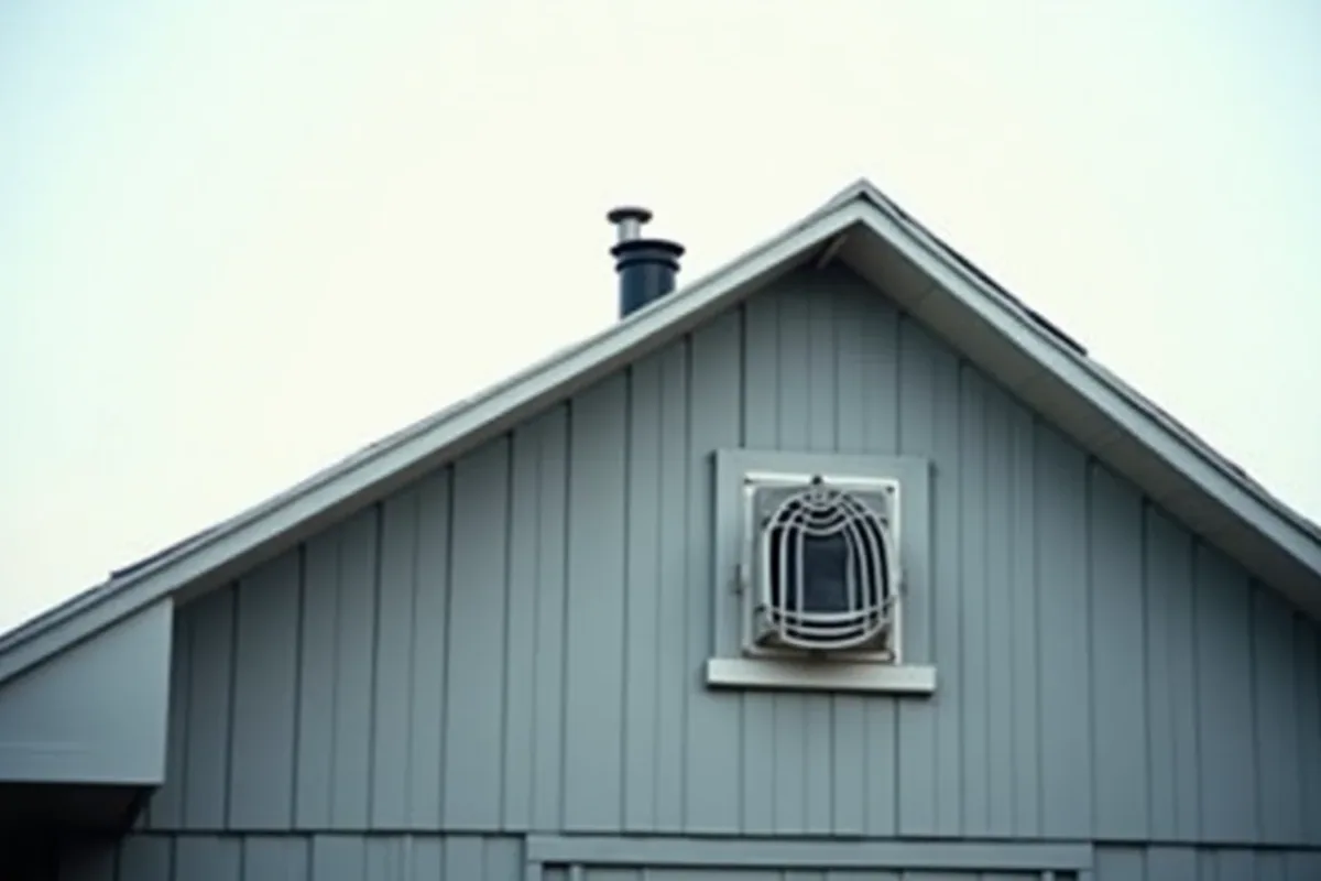 takventilation på ett hus