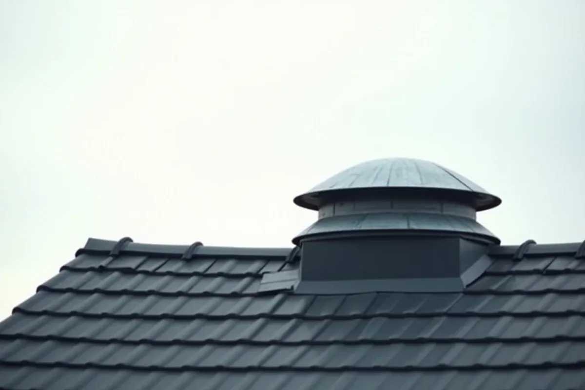 takventilation på ett hus
