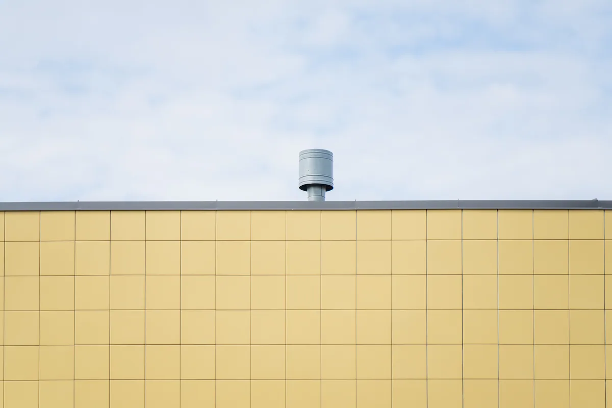 takventilation på ett hus