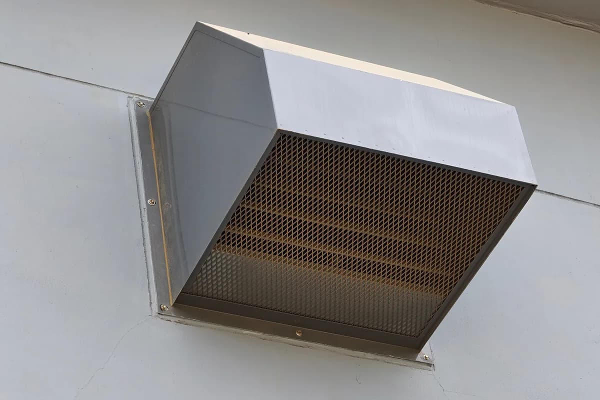 takventilation på ett hus