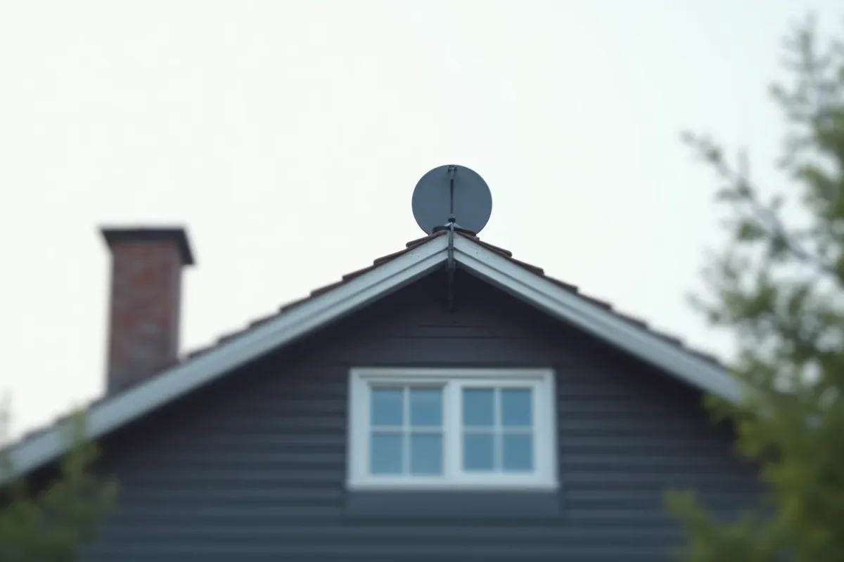 takventilation på ett hus