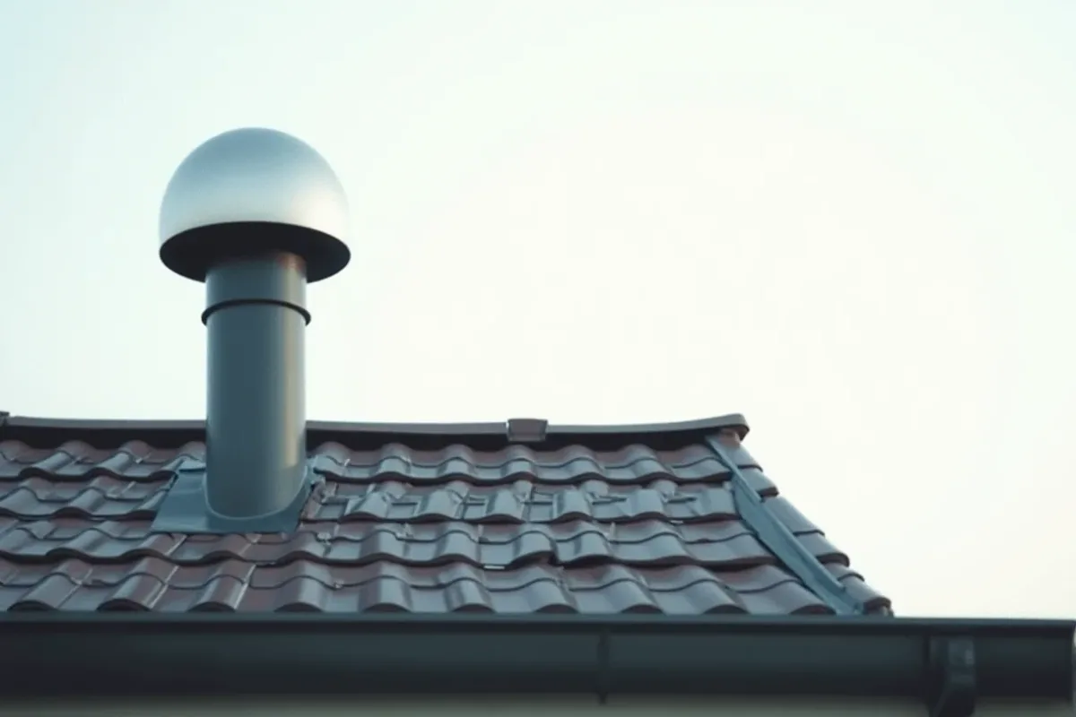 takventilation på ett hus