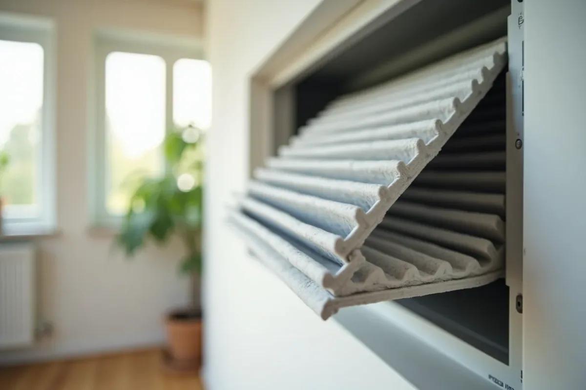 filterbyte i ventilationssystemets aggregat